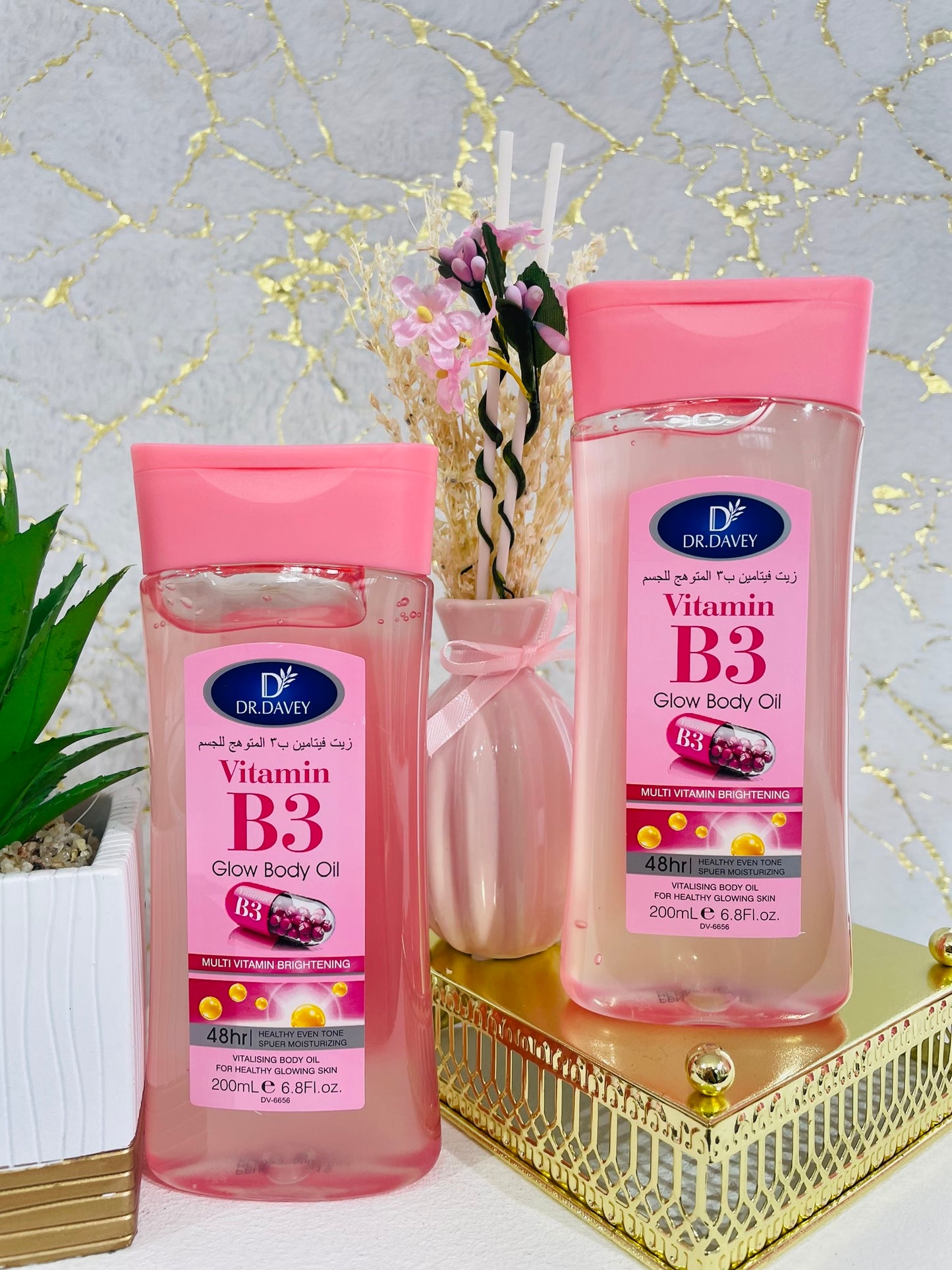Dr Davey Vitamin B3 Glow Body Oil