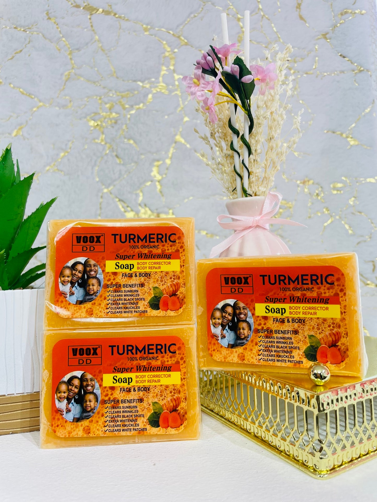 Tumeric super whitening soap