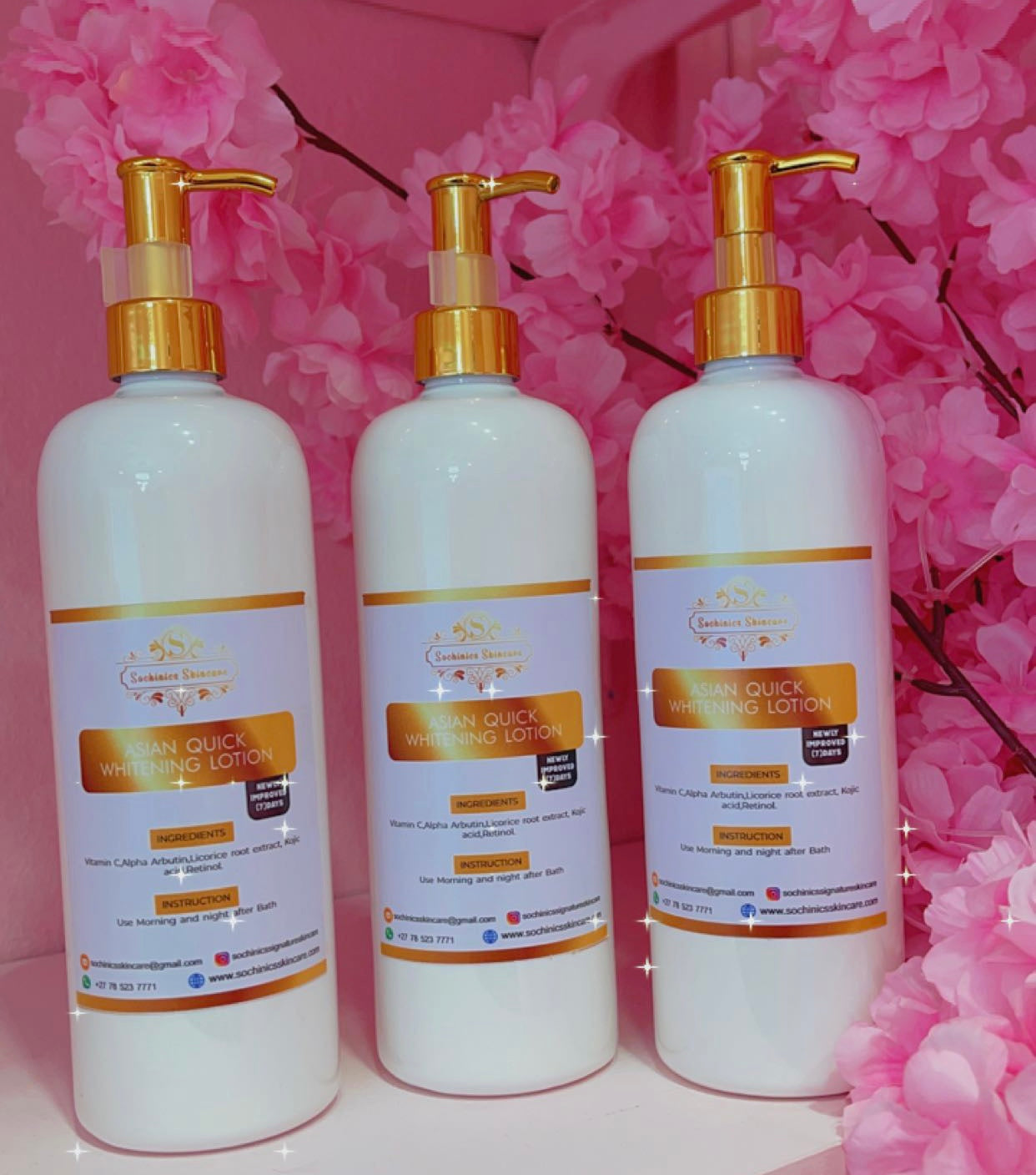 Asian Quick Whitening Body Lotion