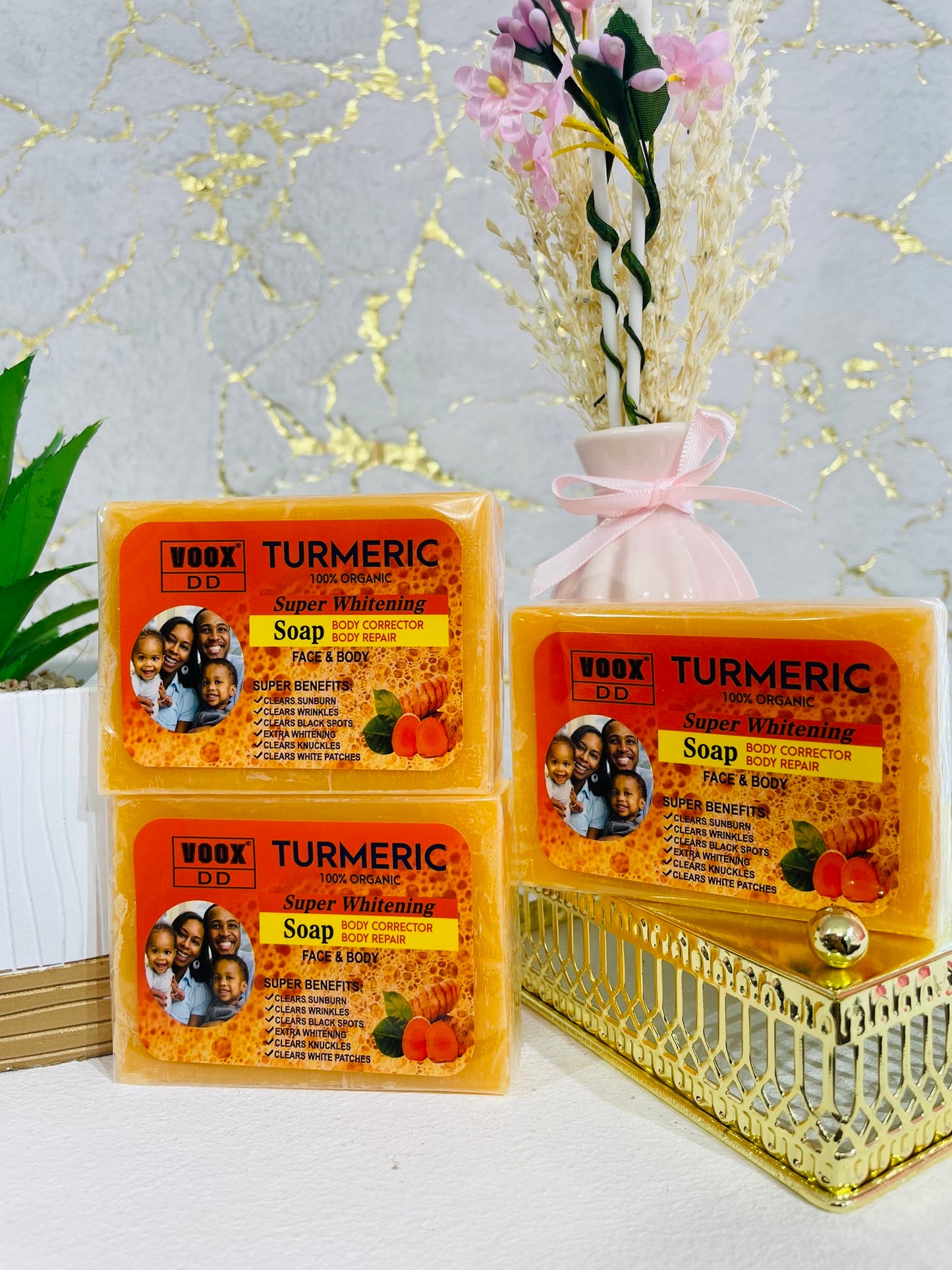 Tumeric super whitening soap