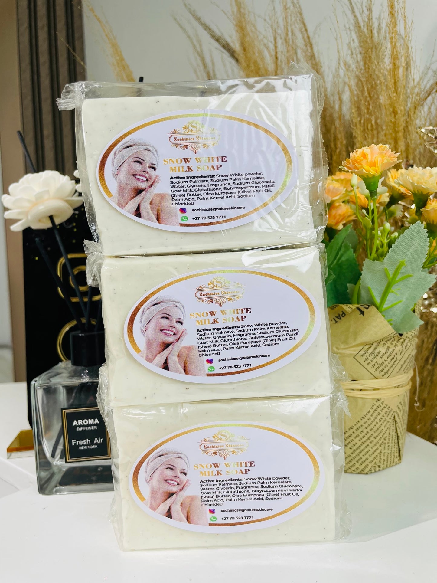 SNOW WHITE BAR SOAP
