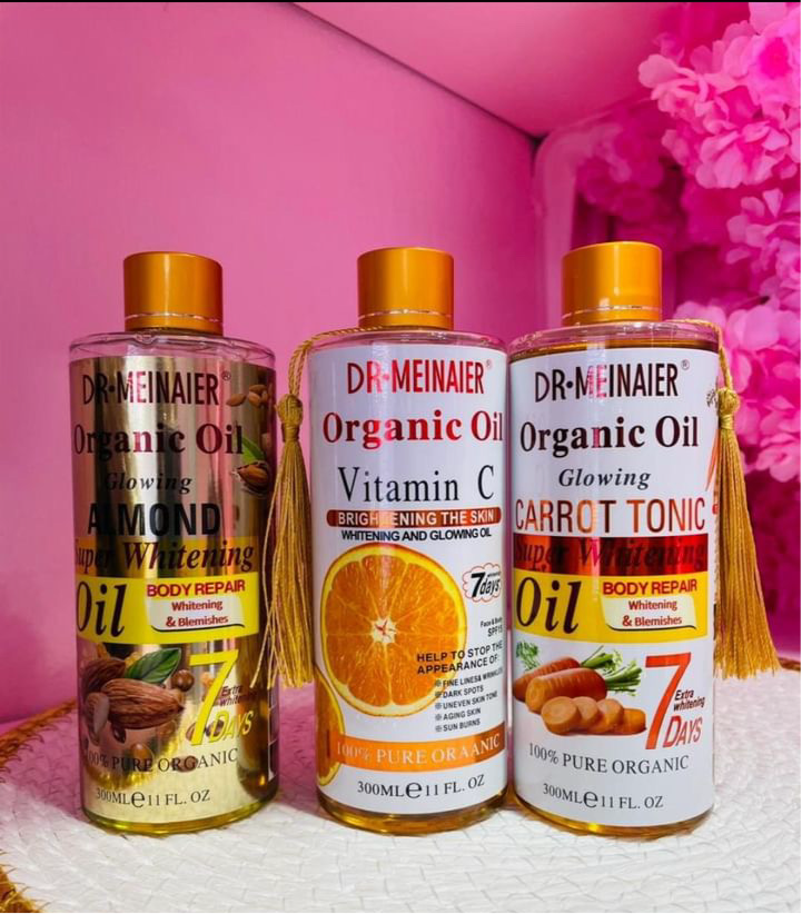 Whitening Organic Oils