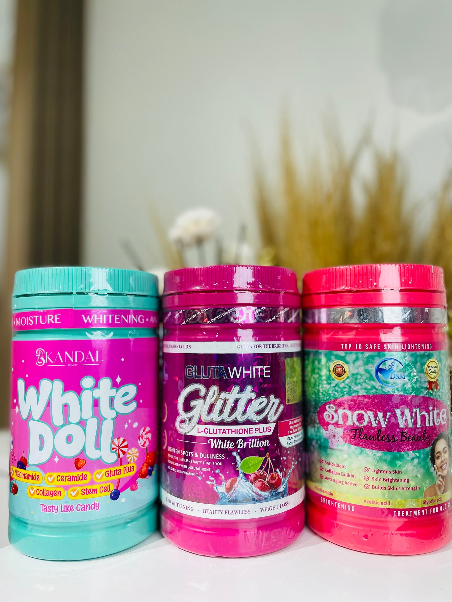 Snow White Anti Aging Flawless Beauty Skin Lightening Collagen Builder