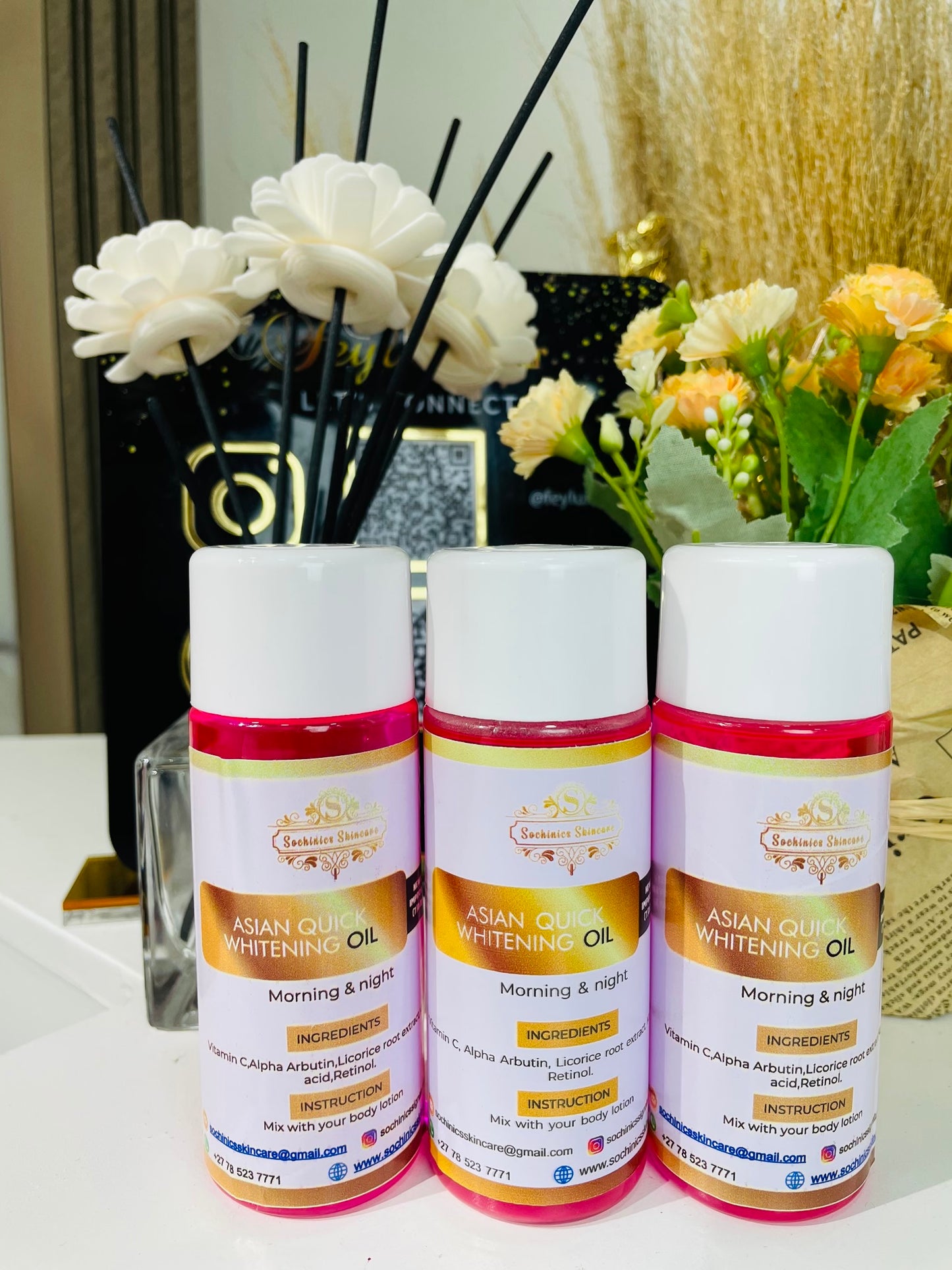 Asian Quick Whitening Oil