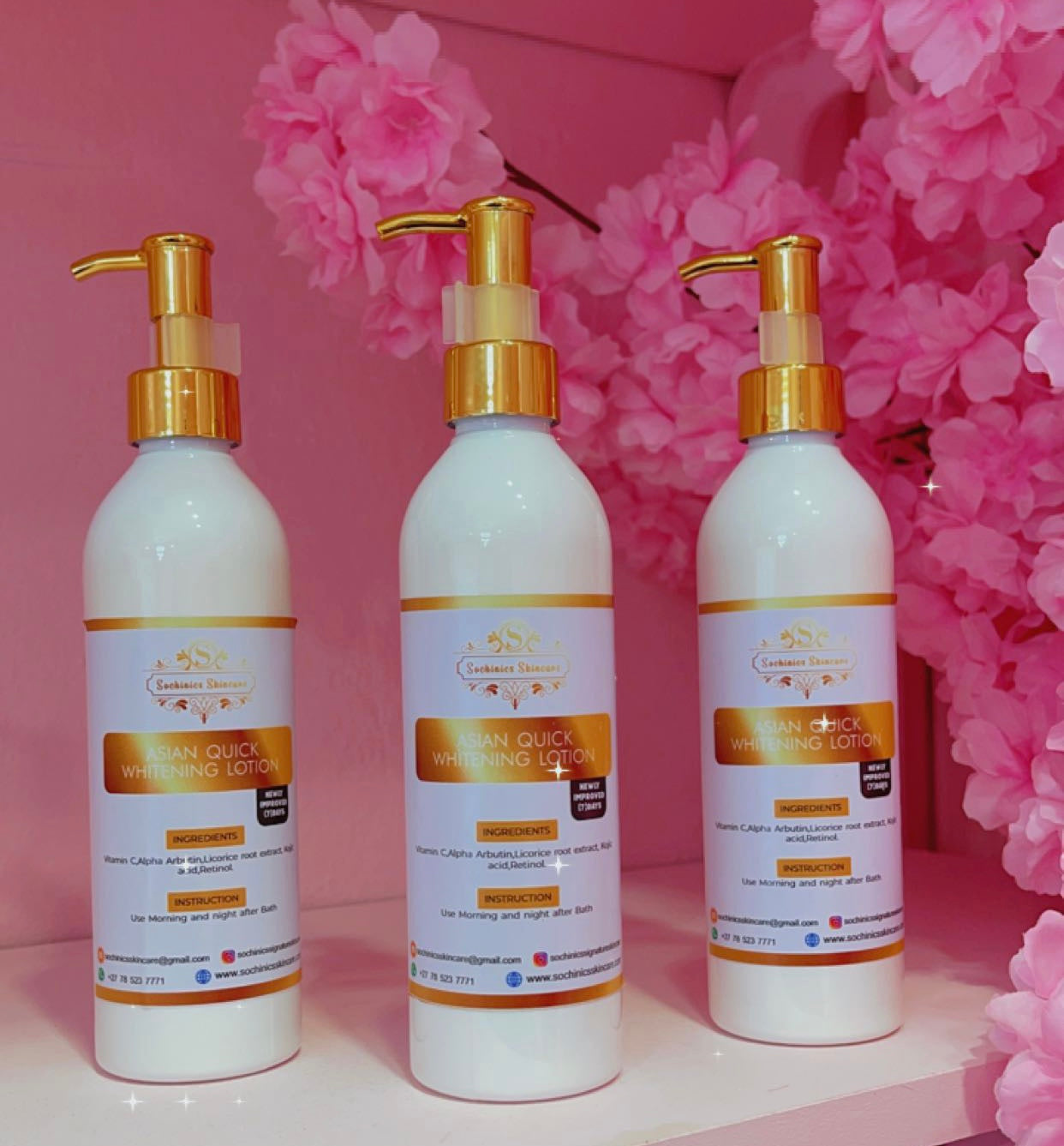 Asian Quick Whitening Body Lotion