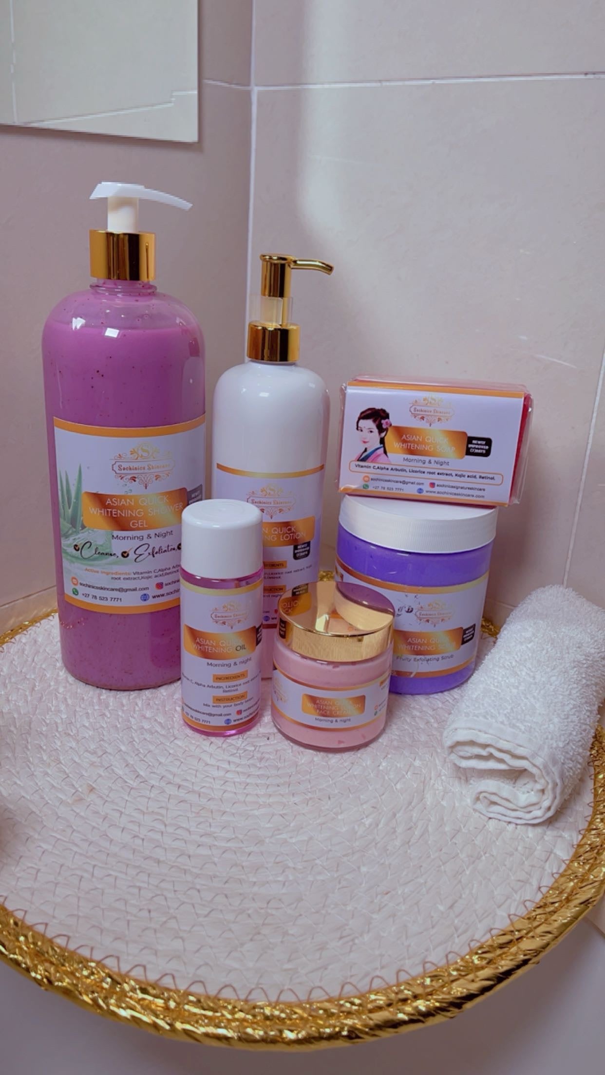 Asian 7 Days Quick Whitening Combo(Big)