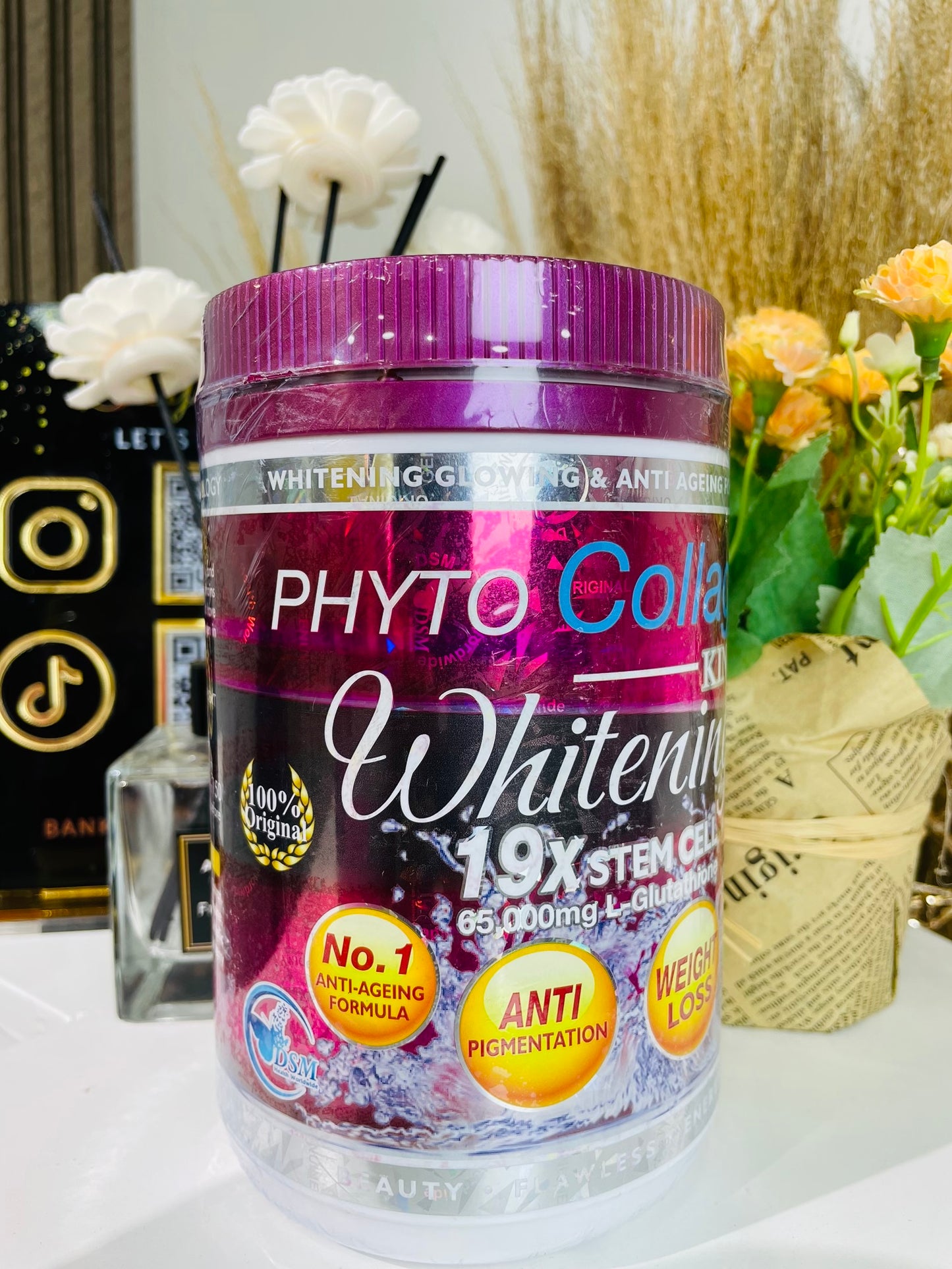 Phyto Collagen Whitening Gluta Stem Cell Anti Aging Wrinkles Reducer Weight Loss