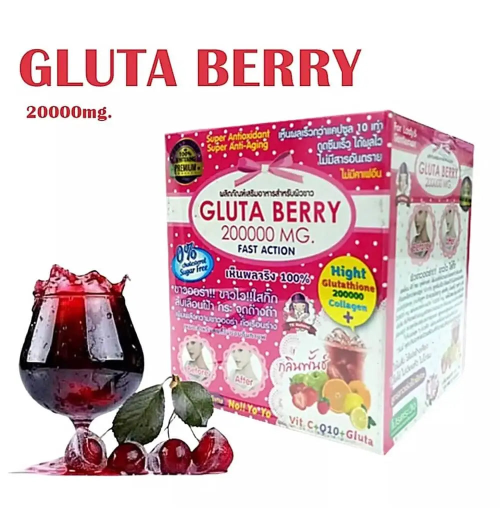 Gluta berry Skin Whitening drink