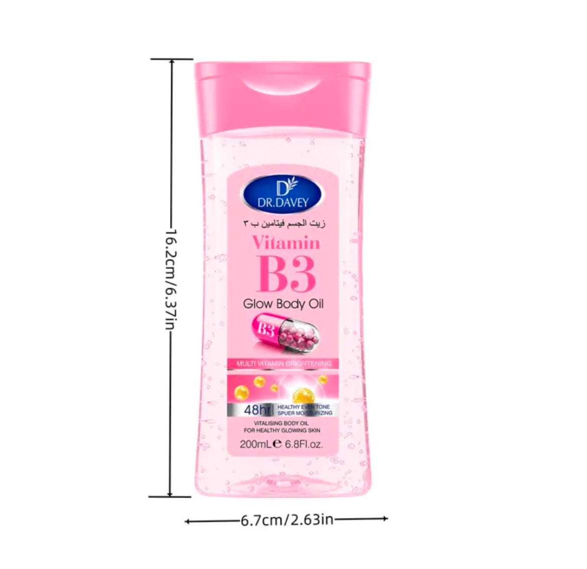 Dr Davey Vitamin B3 Glow Body Oil