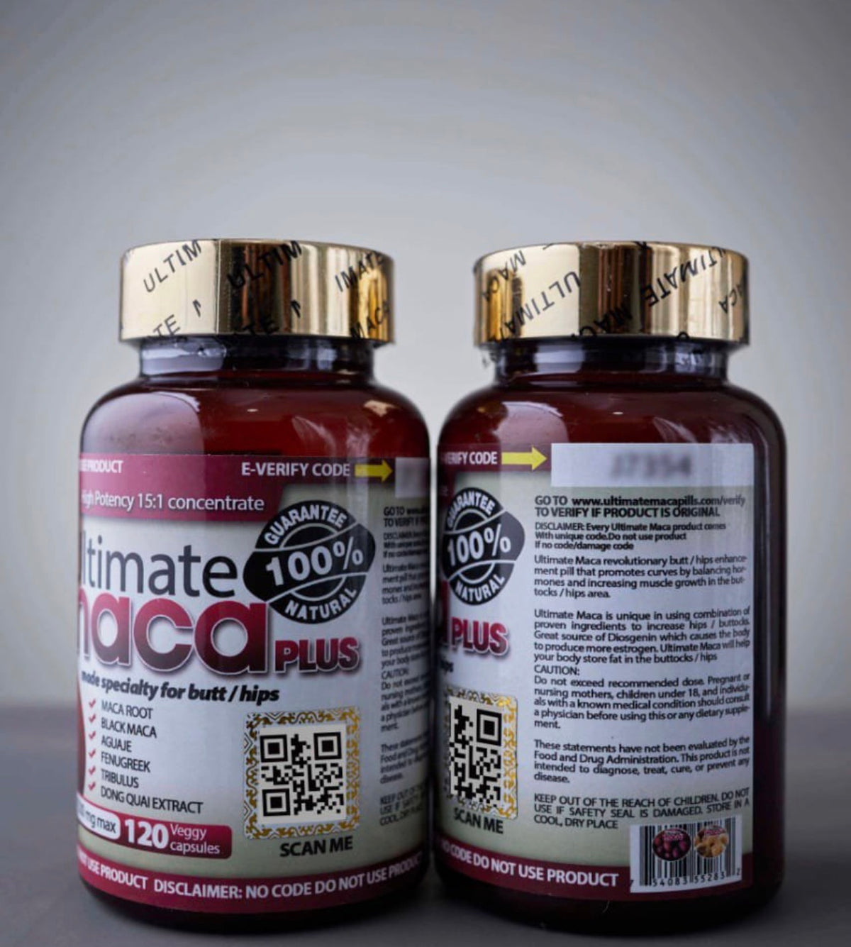 Ultimate Maca Pills Plus 7500mg By 120 Capsules