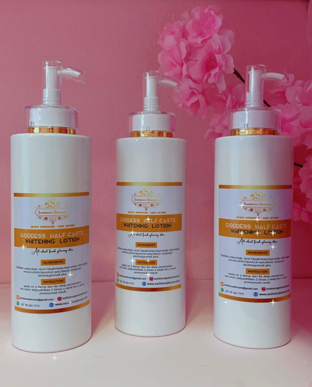 Goddess Halfcast whitening lotion 500ml