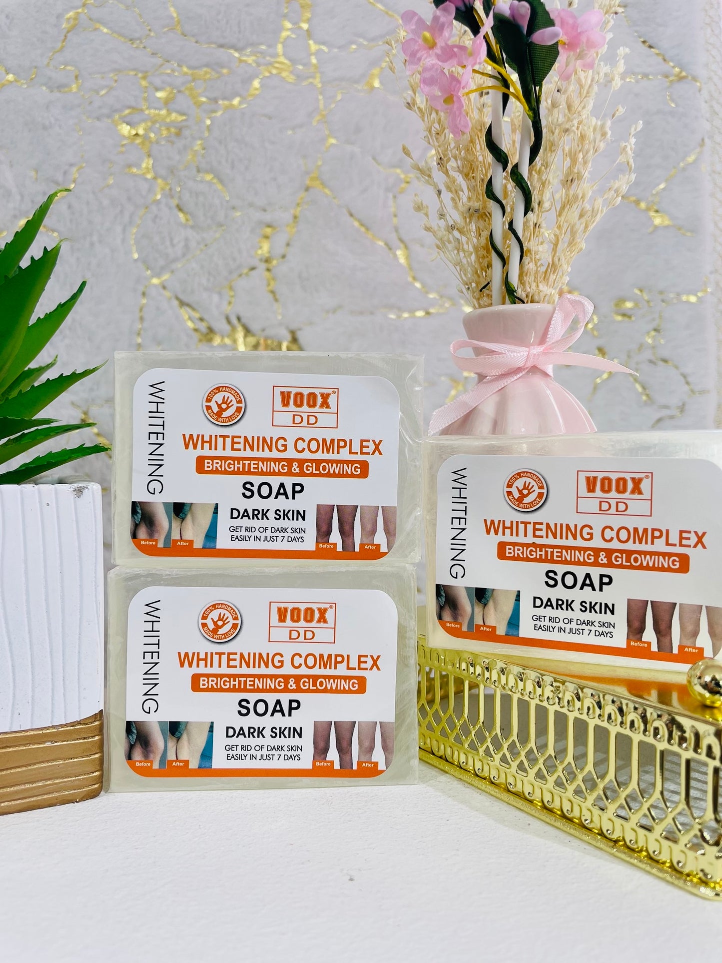 Brightening and glowing soap