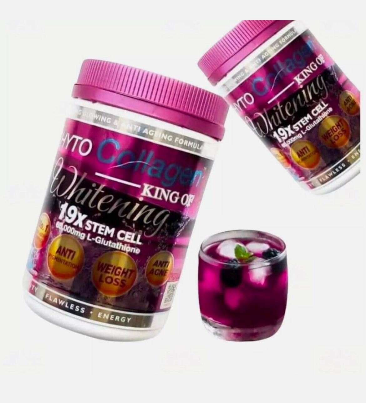Phyto Collagen Whitening Gluta Stem Cell Anti Aging Wrinkles Reducer Weight Loss