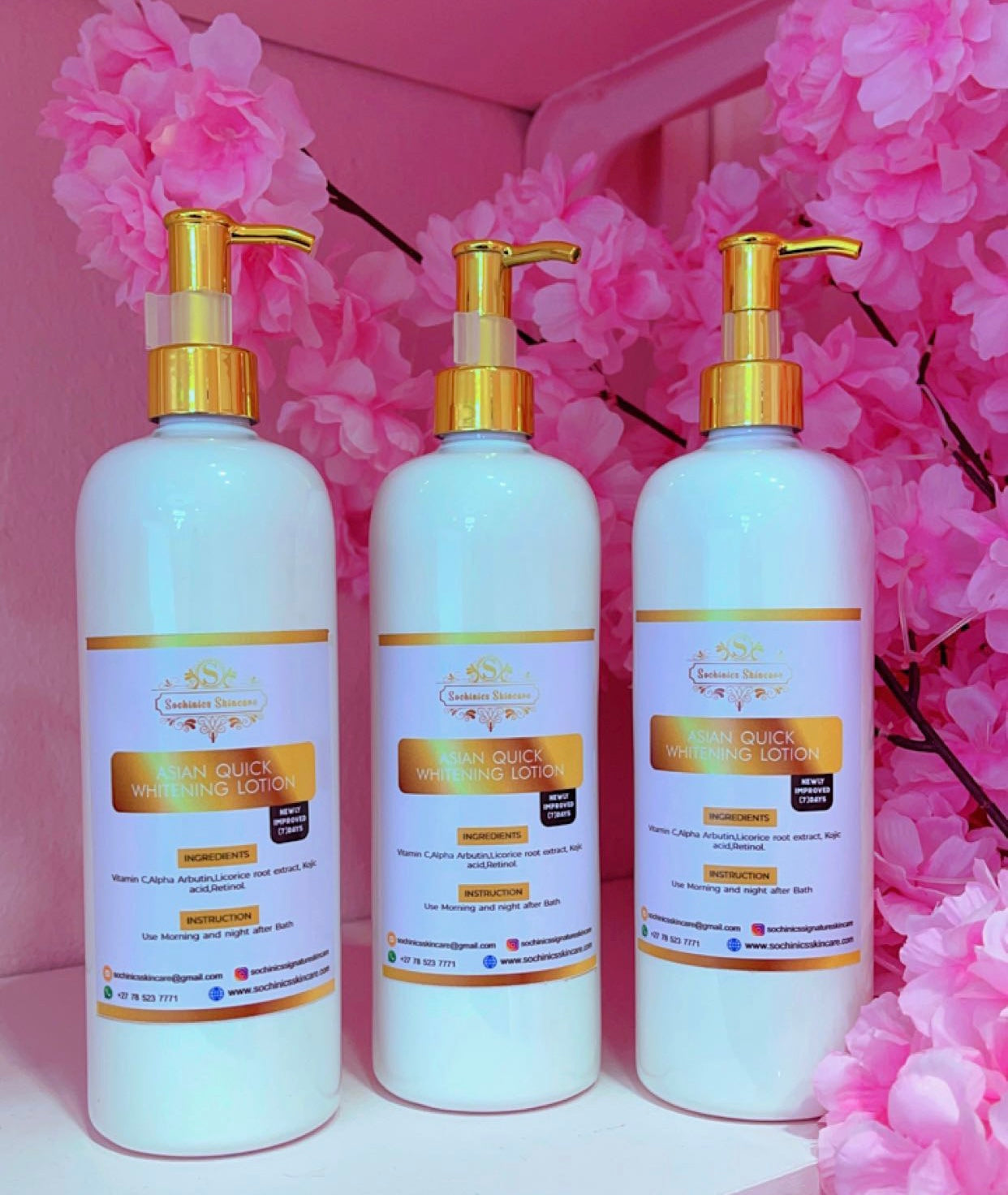 Asian Quick Whitening Body Lotion