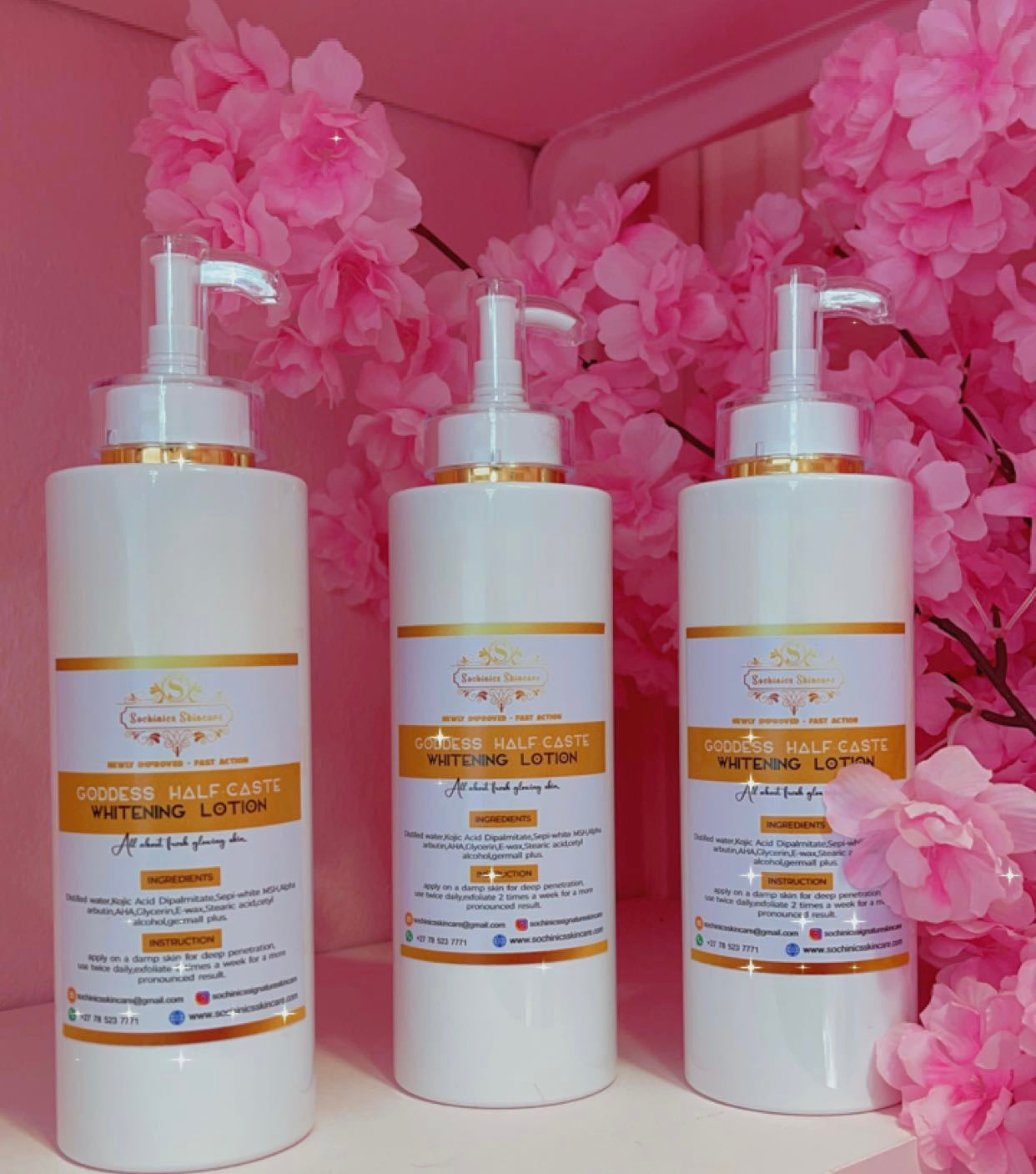 Goddess Halfcast whitening lotion 500ml