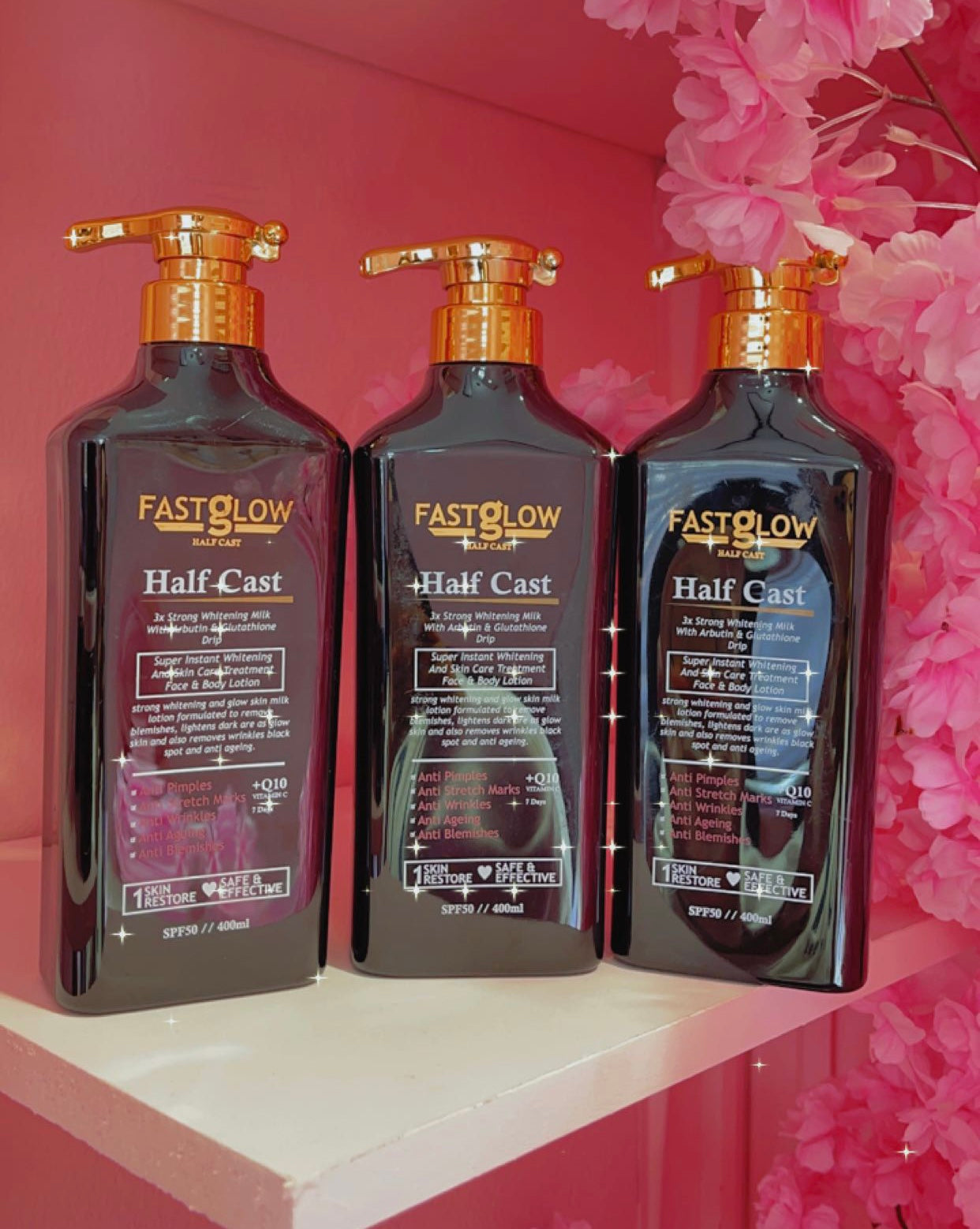 Fast glow half cast milk