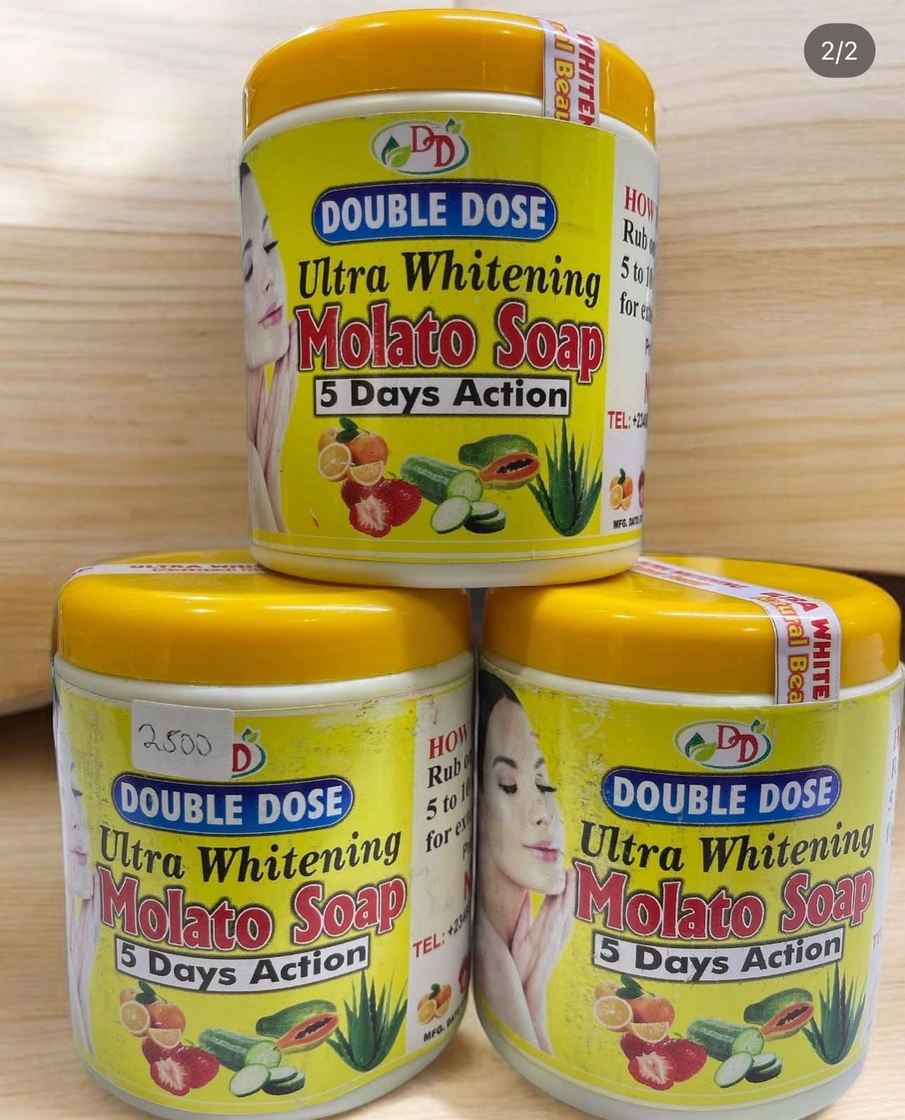 Double Dose Molato Ultra Whitening soap