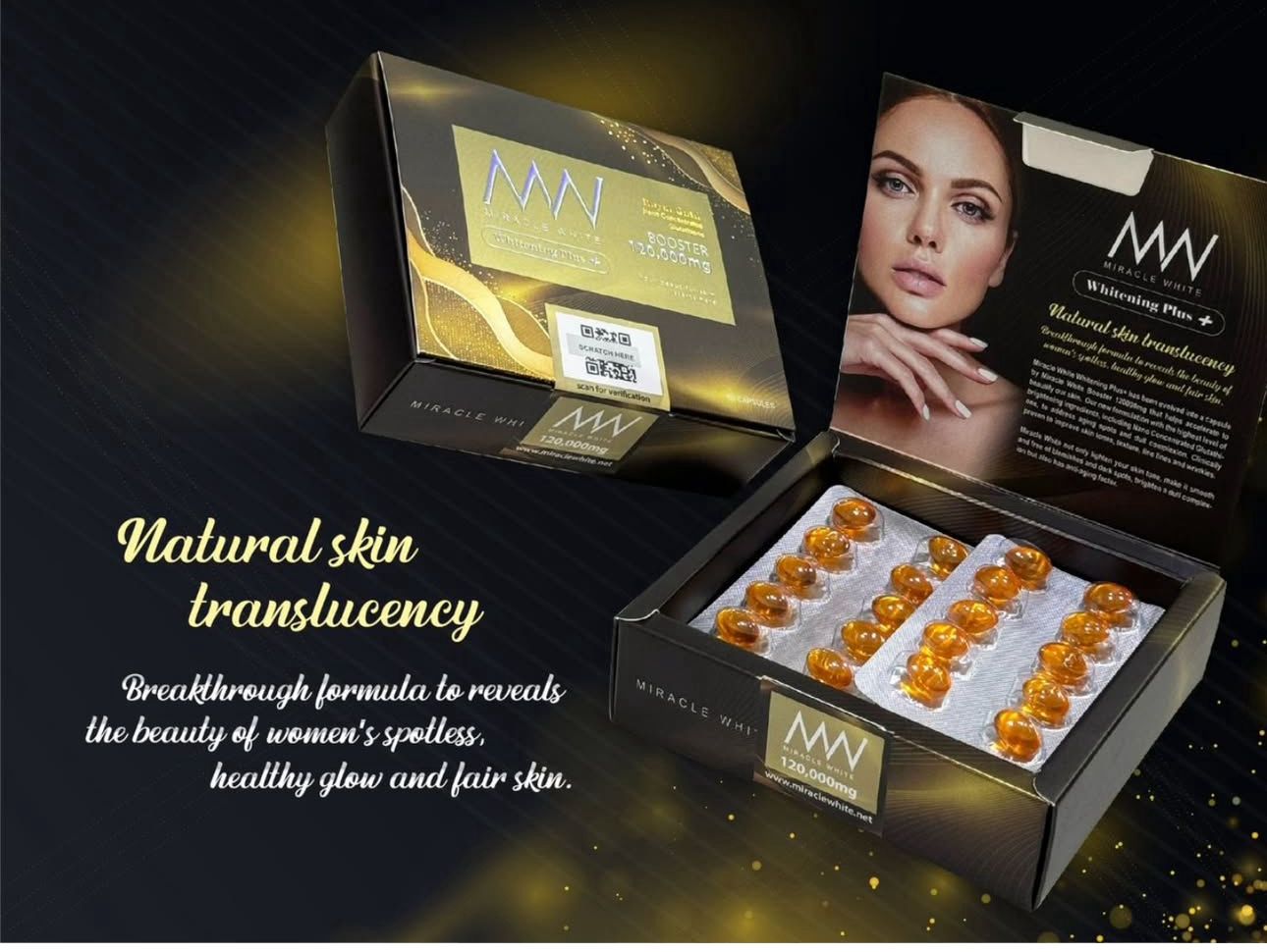 Miracle White Royal Gold Booster Pills