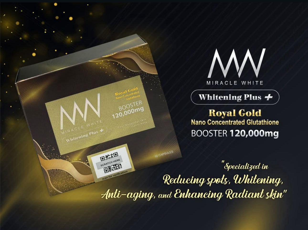 Miracle White Royal Gold Booster Pills