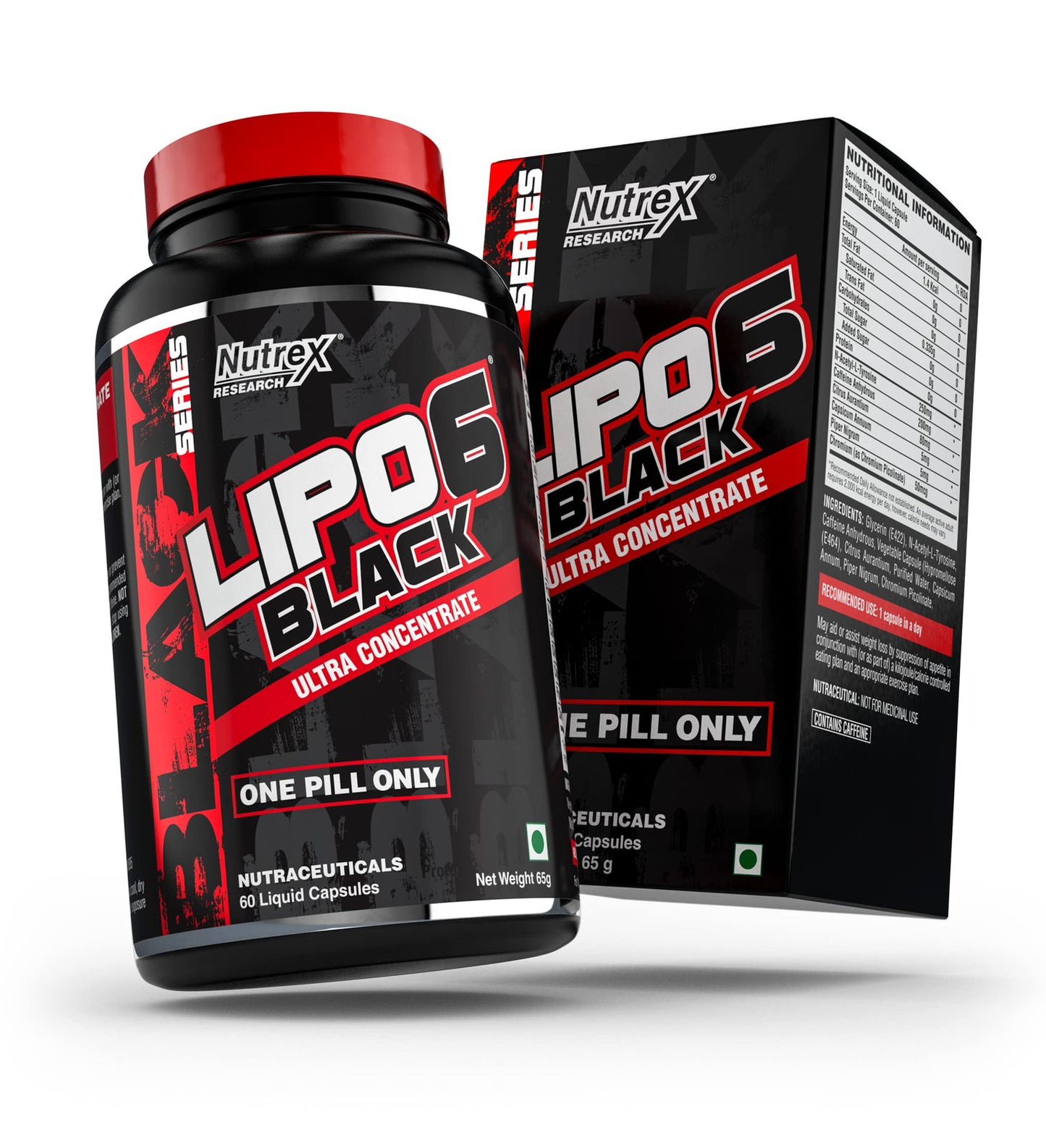 Lipo6 Black Ultra Concentrate Extreme Weight Loss Support
