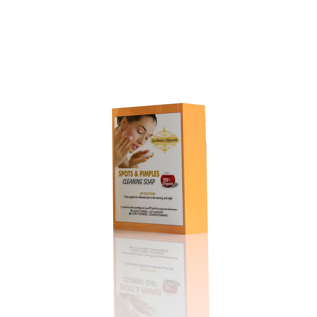 Spots and pimples cleaning soap