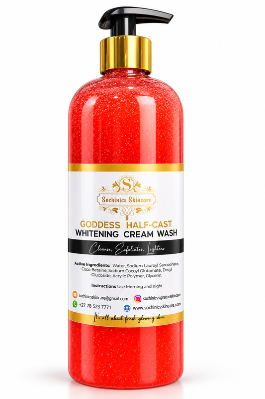 Goddess Halfcast Whitening Cream wash