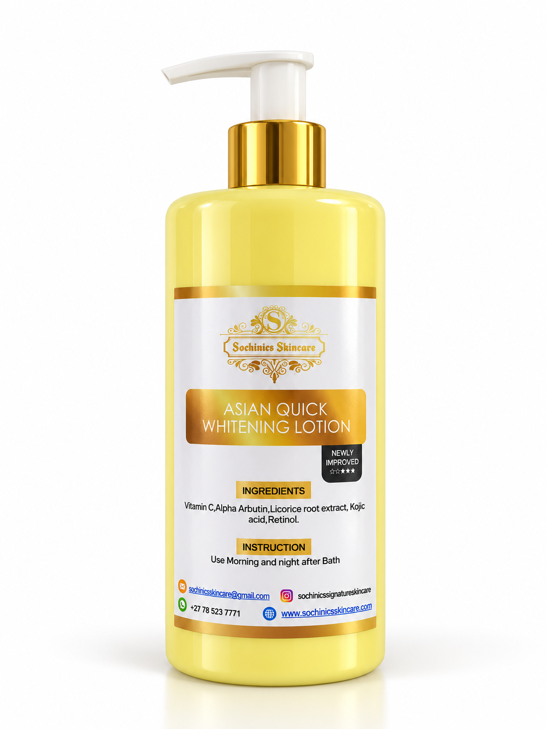 Asian Quick Whitening Body Lotion