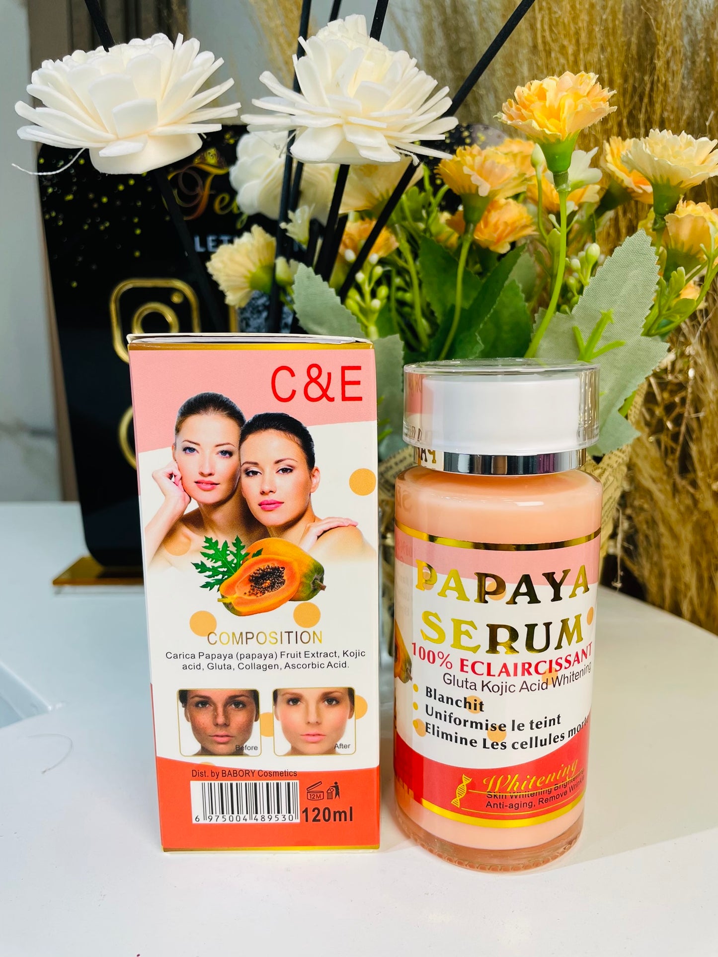 Papaya skin lightening serum
