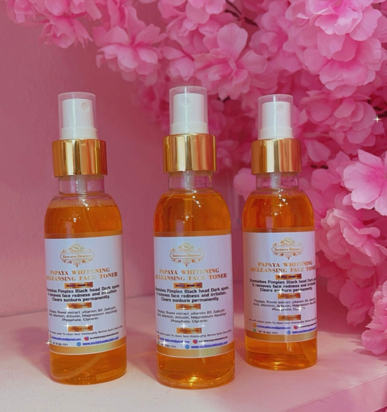 PAPAYA WHITENING CLEANSING FACE TONER