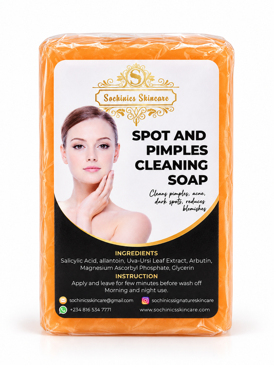 Spots and pimples cleaning soap