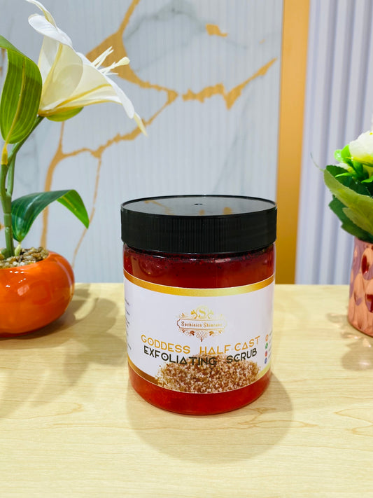 Goddess Halfcast Exfoliating Whitening Scrub
